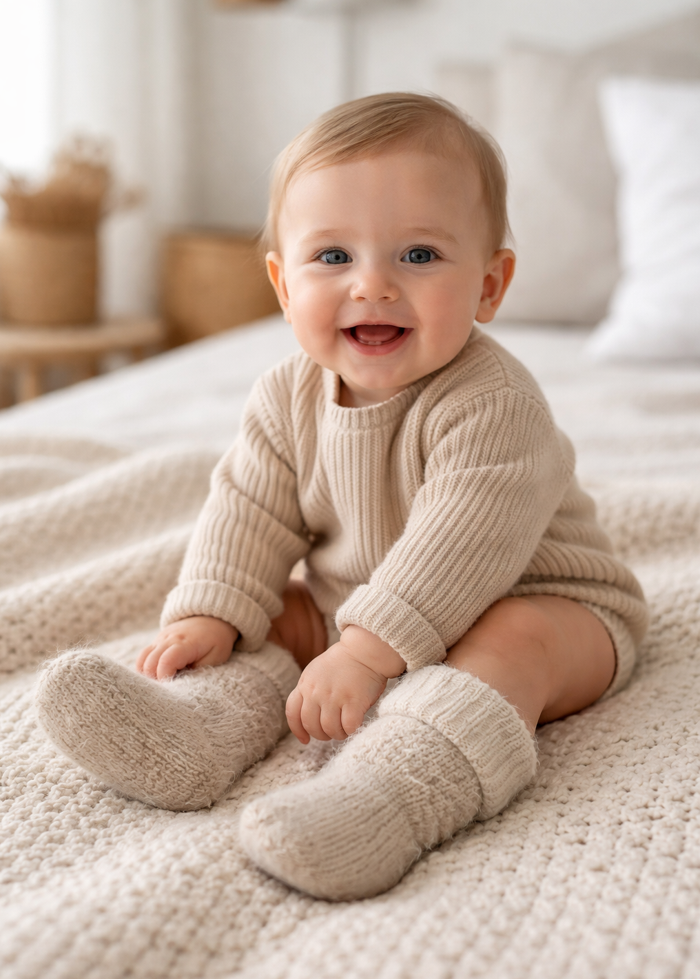 Vorteile von Alpakawolle für Babies und Kleinkinder